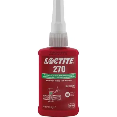 Objednat Nyní Pojistka šroubů LOCTITE 270 láhev 50ml Henkel 1335897