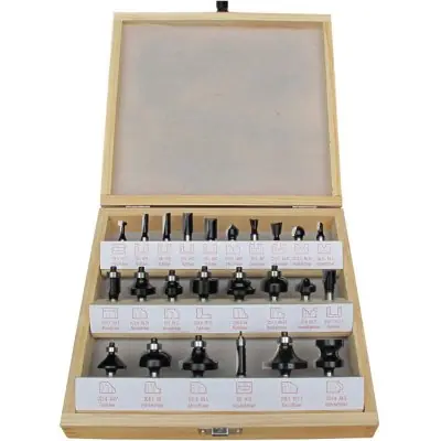 Sada fréz HW 24 ks S8 v dřevěném boxu FORTIS 4317784769075 Jen Po Omezenou Doba