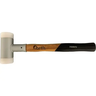 Kladivo s měkkým čelem 30 mm s hikory násadou bez zpětného rázu FORTIS 4063726008107 Horká Nabídka