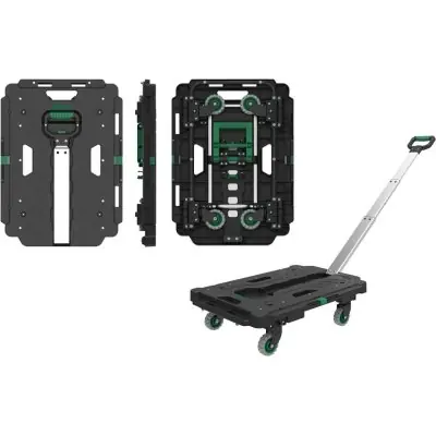 Univerzální transportní vozík 620x450mm, 137Kg Plast 77 mm s rukojetí FORTIS 4063726007636 Autentický