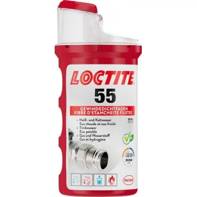 Vysoce Kvalitní Těsnicí vlákno na závity LOCTITE 55 160M DE/FR Henkel 2957112