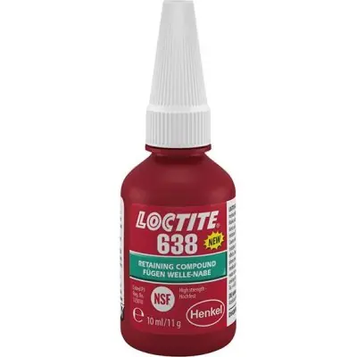 Anaerobní lepidlo LOCTITE 638 odolné vůči vysokým teplotám vysoce pevné, 10ml lahvička Henkel 1918981 Objednat Nyní