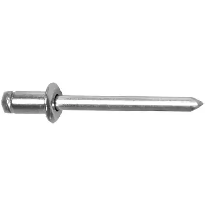 Akce Trhací nýt hliník/VA Plochá kulatá hlava 5,0 x 16 mm Goebel SAFI5016