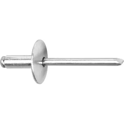 Dokud Zásoby Vydrží Trhací nýt, hliník/ocel Velká hlava K12 4,0x 8mm Goebel SAGS4008