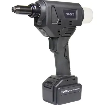 Aku nýtovačka GO-BR 1 v kufříku 2 Ah 36 W 2x akumulátor a nabíječka 3,0 - 5,0 mm Goebel 2277010010 Koupit Online