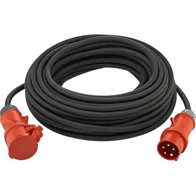 Prodlužovací kabel CEE 10m H07RN-F5G2,5 16A IP44 s obracečem fáze Mennekes Althoff 061710-16p Pouze Dnes