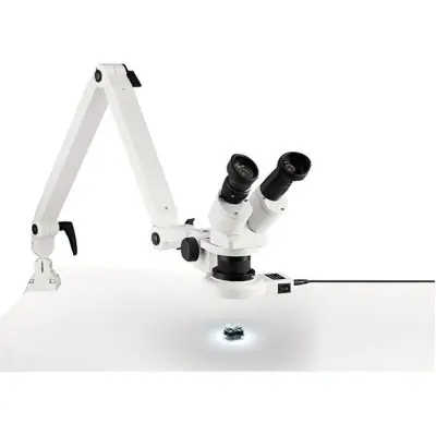 Časově Omezené Osvětlení stereo mikroskopu s pružným ramenem 10x/20x ESCHENBACH 33263