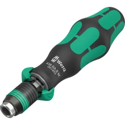 Rukojeť na bity Funkce ráčny a rychlovýměnný držák Wera 5051493001 Vysoce Kvalitní