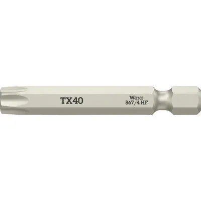 Bit extra tvrdý 1/4" DIN 3126 E6,3 T40x50mm přídržná funkce Wera 5060511001 Dokud Zásoby Vydrží