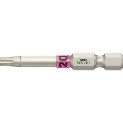 Rychlé Dodání Bit extra tvrdý 1/4" DIN 3126 E6,3 T20x50mm přídržná funkce Wera 5060508001