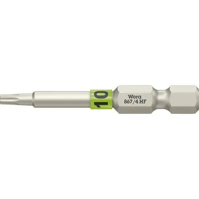 Bit extra tvrdý 1/4" DIN 3126 E6,3 T10x50mm přídržná funkce Wera 5060506001 Akční Cena