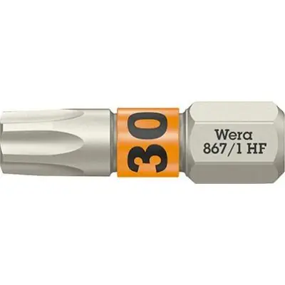 Bit extra tvrdý 1/4" DIN 3126 C6,3 T30x25mm přídržná funkce Wera 5066144001 Výprodej