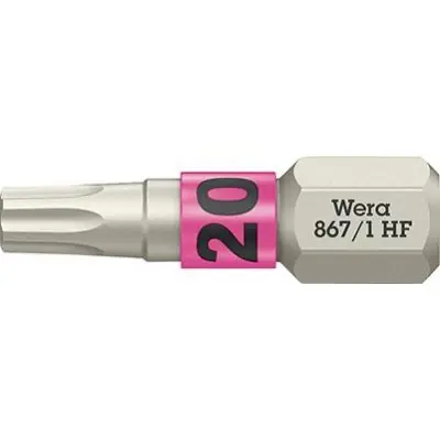Bit extra tvrdý 1/4" DIN 3126 C6,3 T20x25mm přídržná funkce Wera 5066142001 Pouze Dnes