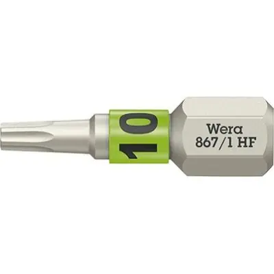 Must-Have Bit extra tvrdý 1/4" DIN 3126 C6,3 T10x25mm přídržná funkce Wera 5066140001