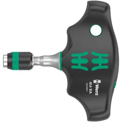 Doprava Zdarma Příčná rukojeť s ráčnou 1/4" Úchyt bitů Wera 5023461001