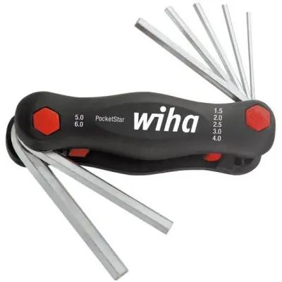 Ruční sklápěcí držák 7 ks. 2-8mm PocketStar Wiha 23040 Cenově Výhodný