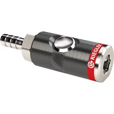 Akce Bezpečnostní spojka s otočným tlačítkem, jmenovitý průměr 7,4 mm, průchodka 6 mm RIEGLER
