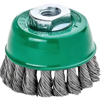 Jen Po Omezenou Doba Hrncový kartáč ušlechtilá ocel splétaný 65x0,35 mm Lessmann