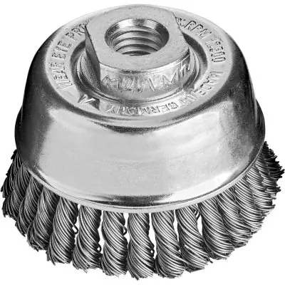 Top Prodej Hrncový kartáč ocelový drát splétaný 65x0,5 mm lem 30x6 mm drát Lessmann