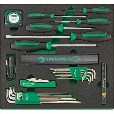 Modul s nářadím 2/3 šroubováky TCS 5 821/27 Stahlwille Vrácení Zdarma