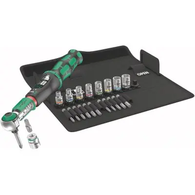 Sada s momentovým klícem Safe-Torque 23dílná 2-12Nm 1/4" úchyt bitu Wera Bezpečná Platba