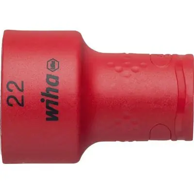 Tovární Cena Nástrčný klíč VDE 6-hranný 3/8" 22 mm Wiha
