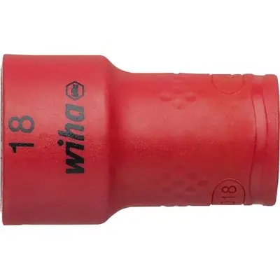 Nová Kolekce Nástrčný klíč VDE 6-hranný 3/8" 18 mm Wiha