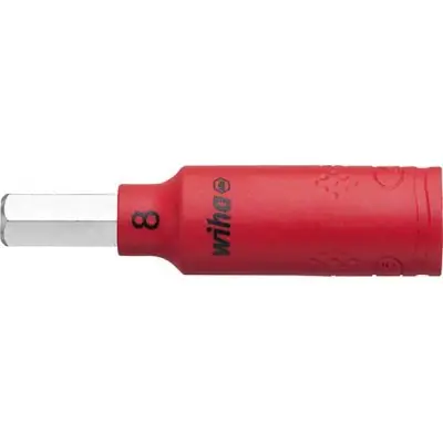 Časově Omezené Šroubováková hlavice 1/4", vnitřní šestihran VDE 8x65 mm Wiha