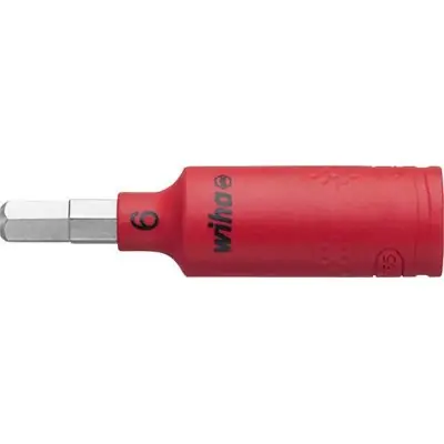 Nejlepší Volba Šroubováková hlavice 1/4", vnitřní šestihran VDE 6x65 mm Wiha