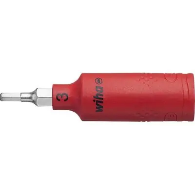 Šroubováková hlavice 1/4", vnitřní šestihran VDE 3x65 mm Wiha Akční Cena