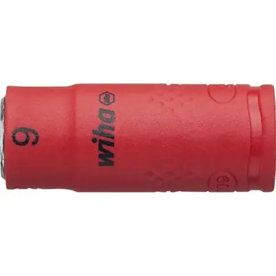 Nástrčný klíč VDE 6-hranný 1/4" 9 mm Wiha Finální Výprodej