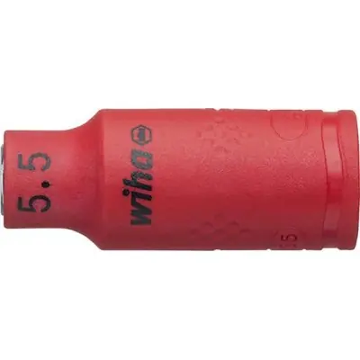 Nástrčný klíč VDE 6-hranný 1/4" 5,5 mm Wiha Levný