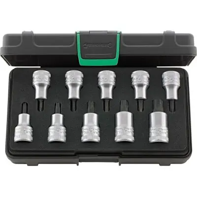 Sada šroubovákových hlavic 1/2" 10 ks Torx Stahlwille Výprodej
