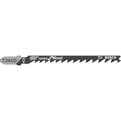 Přímo Od Výrobce List pro pilu děrovku T 244 D Bosch, balení 100 ks Speed for Wood