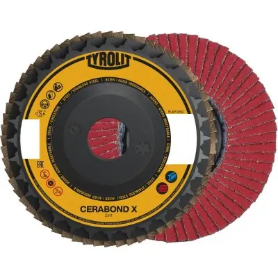 Lamelový brusný kotouč CERABOND X 125 mm CA-60 vlnitý Tyrolit 34315846 Aktuální