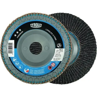 Lamelový brusný kotouč LONGLIFE C-TRIM 125 mm ZA-40 vlnitý Tyrolit 34239195 Oblíbený