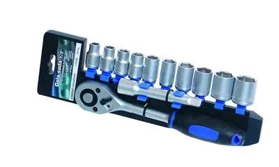 Cenově Výhodný Sada gola + ráčna 1/2" 12 ks