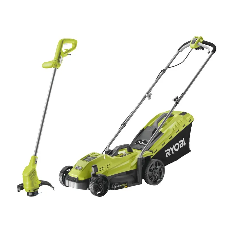 1300W Rotační sekačka na trávu, šířka záběru 33cm a 290W Elektrická strunová sekačka, šířka záběru 25cm RLM3313ALT2925 Nízká Cena