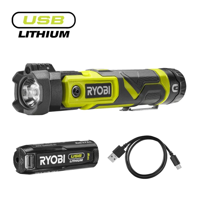 4V Akumulátorové otočné světlo USB Lithium (1x 2,0Ah) RLP4-120G Nakupujte Hned