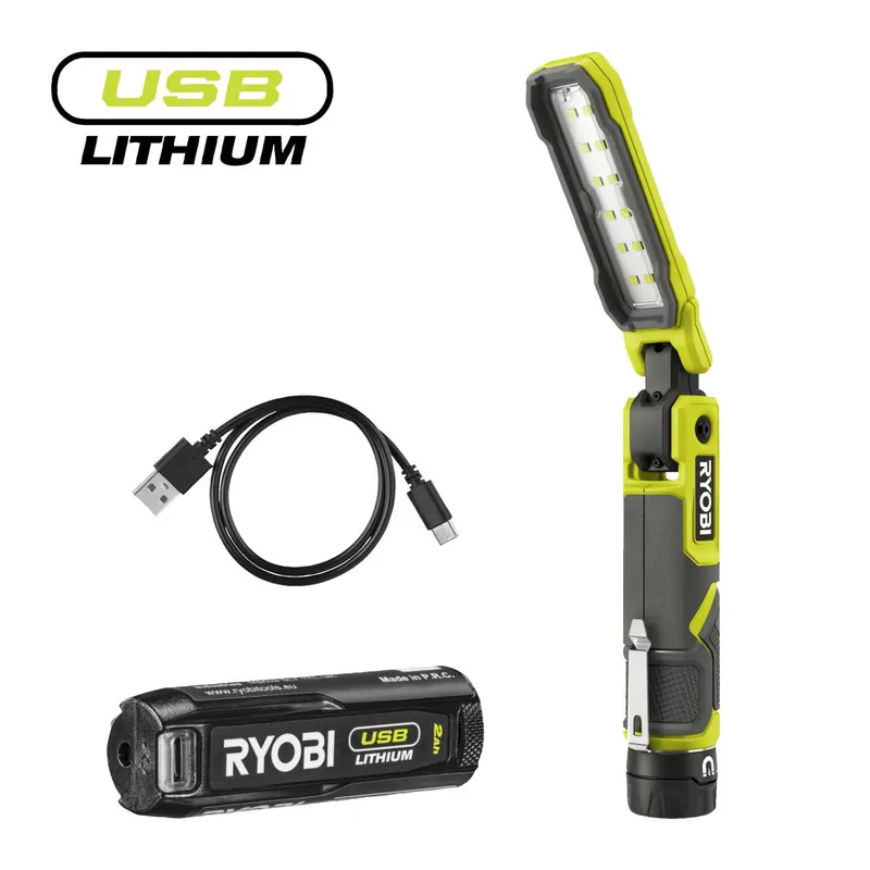 4V Akumulátorové inspekční světlo USB Lithium (1 x 2,0Ah) RLI4-120G Akční Cena