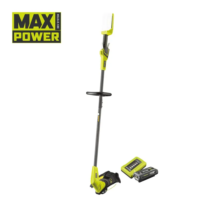 36V Akumulátorová strunová sekačka, šířka střihu 33cm (1x2.0Ah) RY36LT33A-120 Nakupujte Hned