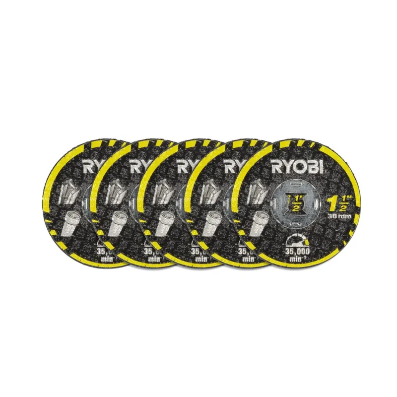 5ks sada 38mm kotoučů do kovu a umělé hmoty RAR302-5 Horká Nabídka