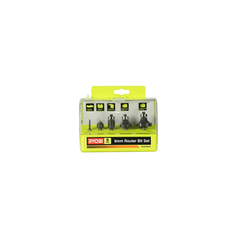 5ks sada do frézky (6mm) RAKRBS5 Top Prodej