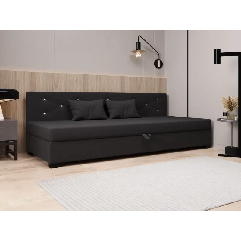 Akční Nabídka Čalouněná postel 90x195 MILEKA BIZ 2 - šedá