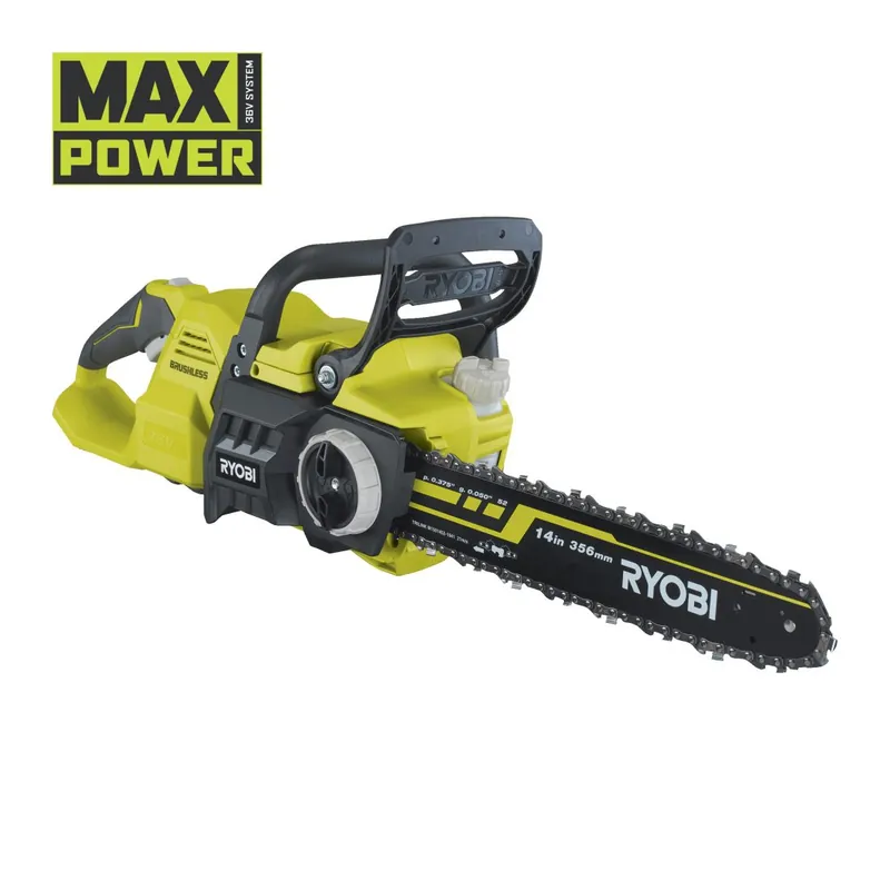 36V Bezuhlíková akumulátorová řetězová pila, délka lišty 35cm RY36CSX35A-0 Nejlepší Volba