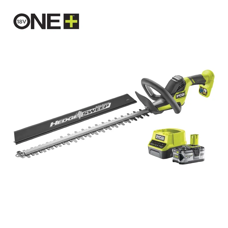 18V Akumulátorový plotostřih, délka lišty 55cm (1x 4.0Ah) RY18HT55A-140 Nejlepší Cena
