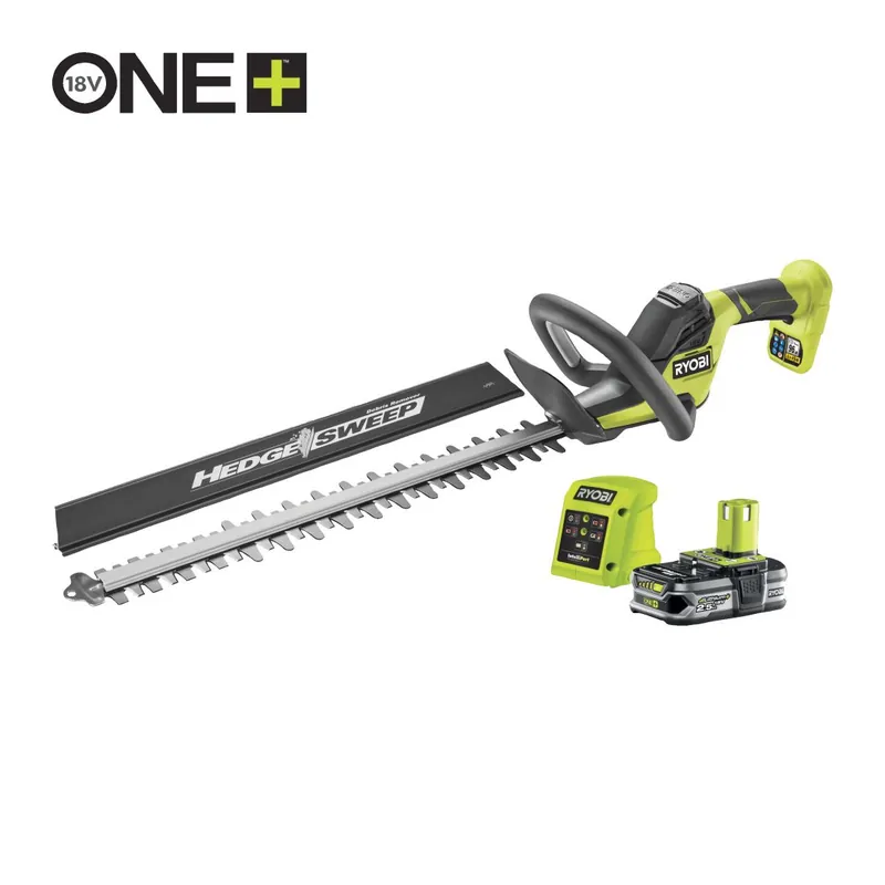 18V Akumulátorový plotostřih, délka lišty 50cm (1x 2.5Ah) RY18HT50A-125 Cenově Výhodný