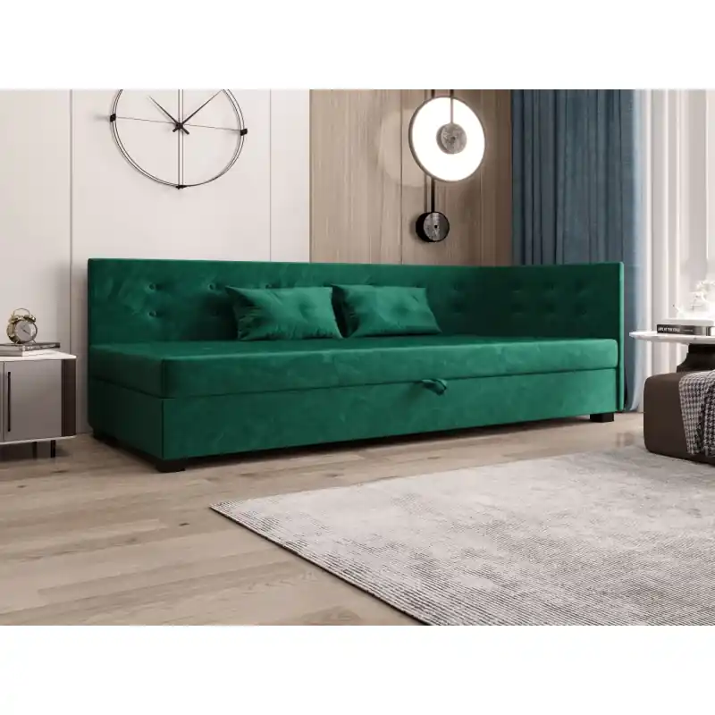 Akce Jednolůžková postel 110x195 AJKA PLUS 2 - zelená