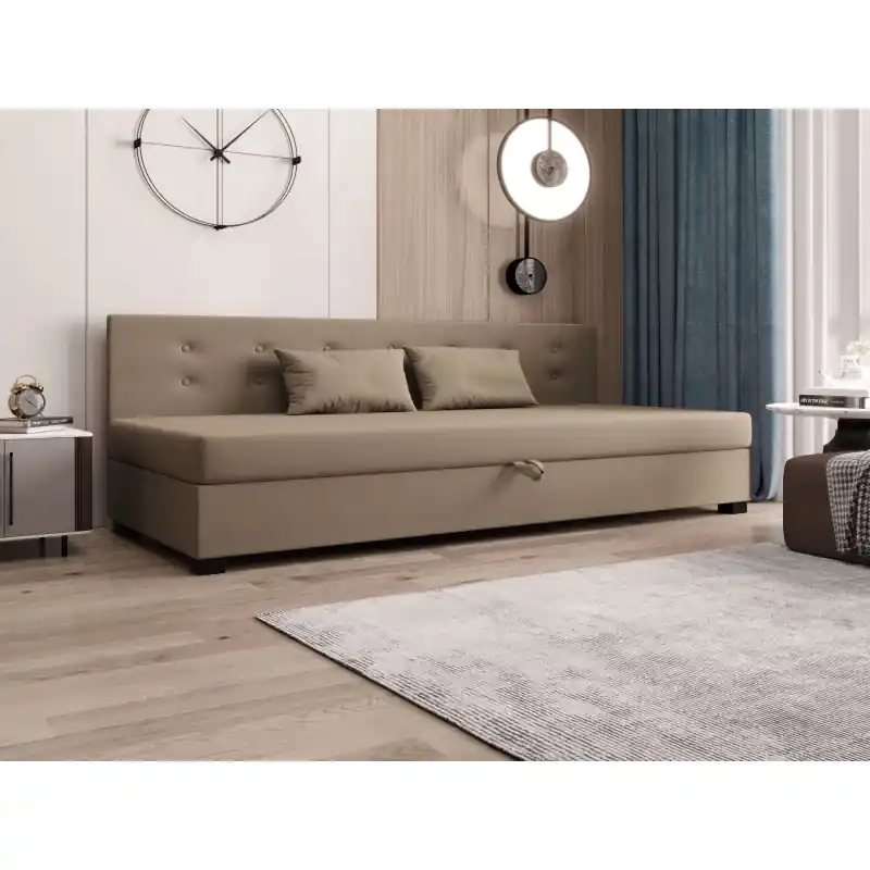 Zlevněný Jednolůžková postel 120x195 AJKA BIZ 2 - hnědá