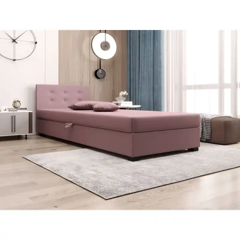 Akce Jednolůžková postel 120x195 AJKA 2 - růžová
